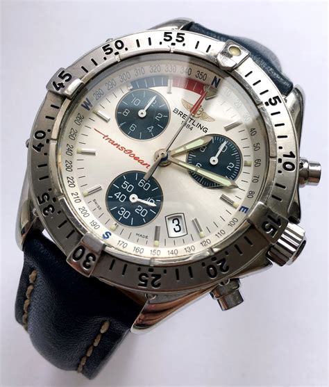 breitling tranaocean chronograph exemplaires 1884|breitling transocean vintage.